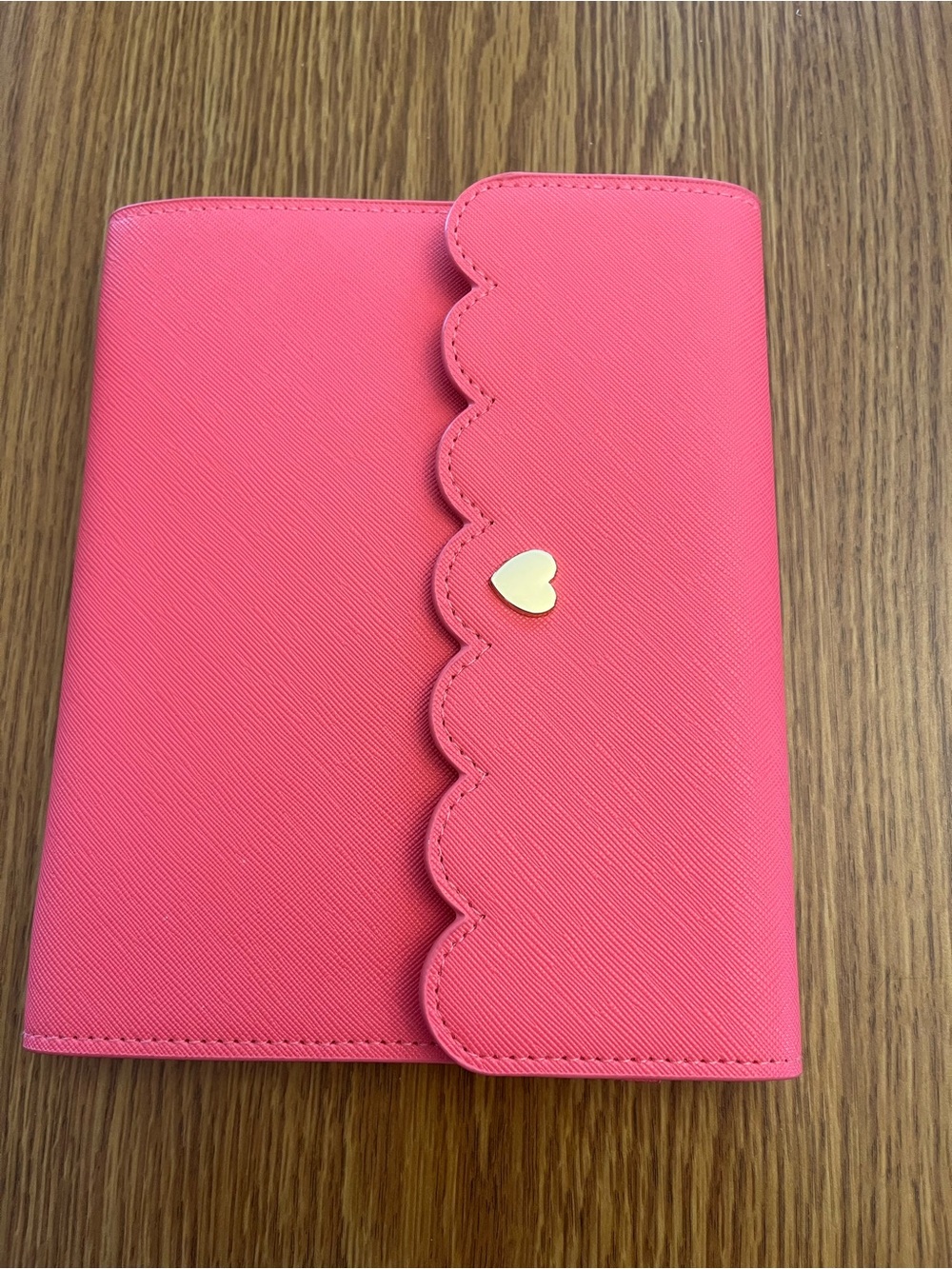 Simply Gilded Album Textured Leather Large Coral-Colored EUC Original Owner